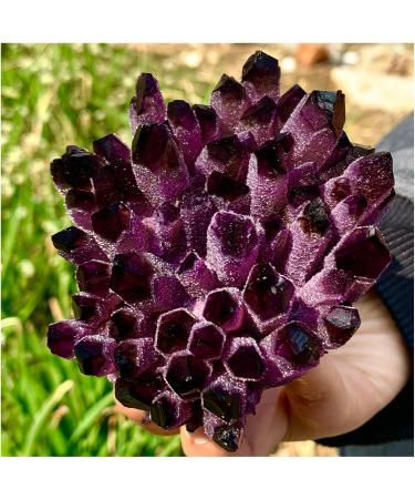Crystals 1pc Natural Amethyst Violet Ghost Phantom Quartz Crystal Cluster Specimen Pray Home Decor degaussing Stone Collection (Size : 610-700g) - Buy Online on SooperMarket.com