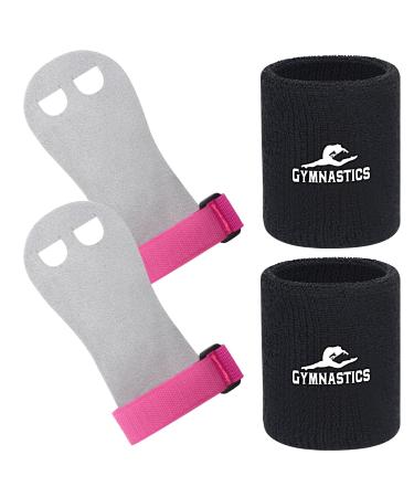Ninja Sports Gymnastics Grips Wristbands for Girls Kids Youth