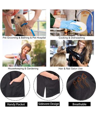 Shop XL Waterproof Antistatic Pet Groomer Uniforms | No Lifting Short-Sleeved Work Clothes for Men & Women - Ideal for Pet Shops - Buy Online on SooperMarket.com