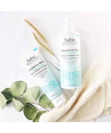 Babo Botanicals Hydra Therapy Lotion | Organic Calendula & Oat Protein | Fragrance Free | 8 Fl Oz - Buy Online on SooperMarket.com