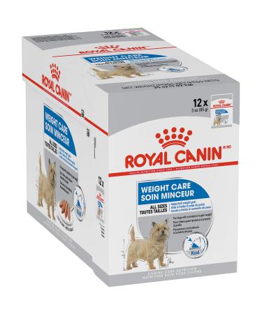 Royal Canin Weight Care Loaf in Gravy Pouch Dog Food, 3 oz pouches 12-count