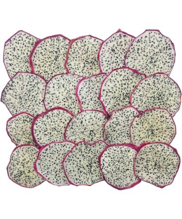 Dried Dragon Fruit Slices - Premium Dehydrated Cocktail Garnishes - 14 Servings (50g Approx) - Buy Online on SooperMarket.com