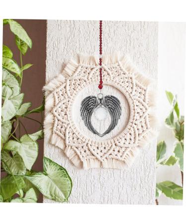 Anneome Crystal Pendant Vintage Home Decor Exquisite Tree Pendants Christmas Hanging Items Crystal Stone Car 39x6.5cm Dark Red - Buy Online on SooperMarket.com