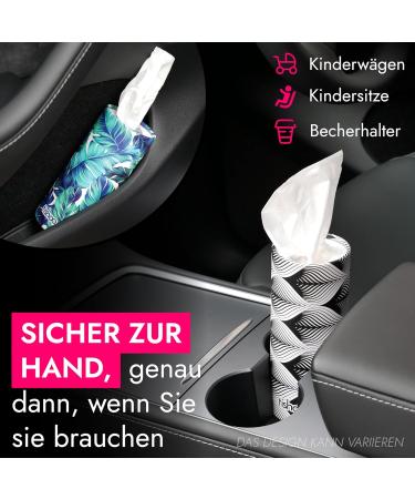 TiShoo Extra Soft Handkerchiefs | Moisturizing 4-Latz | Eco-Friendly Travel Pack | 16 Plastic-Free Tubes | Perfect for Home & Car - Blue/Ice Blue - Buy Online on SooperMarket.com