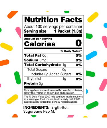 Purecane No Calorie Sweetener - 100 Packets (1.3g Each) - Sugar Alternative - Buy Online on SooperMarket.com