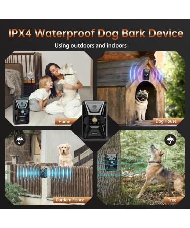 Anti Barking Device 3 Levels Dog Barking Control Devices 33FT Range Auto Ultrasonic Dog Bark Deterrent Stop Dog Barking Trainer Recharge Dog Silencer Bark Box for Puppy Small Medium Large Dogs Black#101 - Buy Online on SooperMarket.com