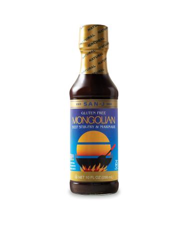 San-J Sauce, Mongolian Gluten Free, 10 Ounce (Pack of 6)