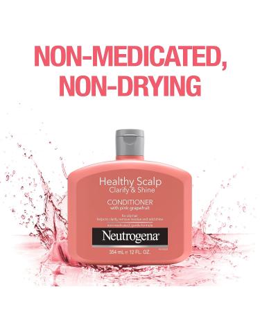 Neutrogena Healthy Scalp Clarifying Conditioner with Pink Grapefruit 12oz - Paraben & Phthalate-Free - For Oily Hair - Color-Safe - Buy Online on SooperMarket.com