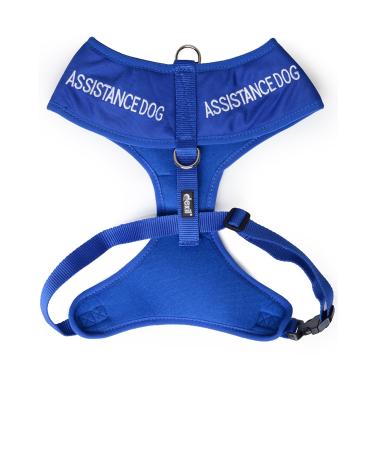 ASSISTANCE DOG Colour Coded Non-Pull Front and Back D Ring Padded and Waterproof Vest Dog Harness PREVENTS Accidents By Warning Others Of Your Dog In Advance (L) Large Harness