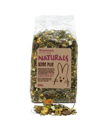 Rosewood Naturals Herbs Plus Treats for Rabbit & Small Animal 500g
