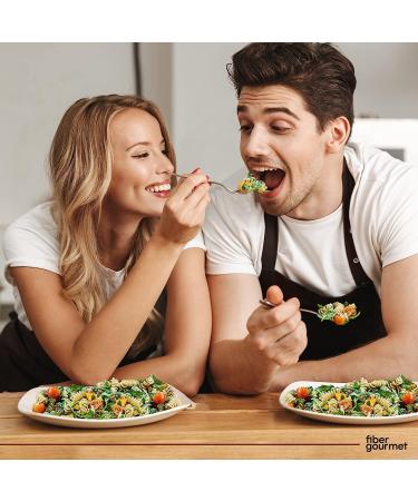 Fiber Gourmet Light Rotini Pasta - 8 Oz (Pack of 6) | Fiber-Rich, Low Calorie, Healthy, Kosher, Vegan Certified, Non-GMO | Made in USA - Buy Online on SooperMarket.com