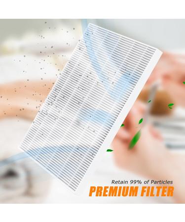 Buy Nail Dust Collector Replacement Filter 2 Pack - Reusable & Low Noise for Home Nail Salon | Perfect for Acrylic Nails & Polishing - Buy Online on SooperMarket.com