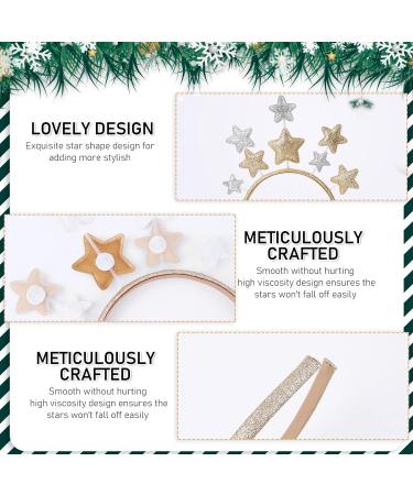 WLLHYF Glitter Star Headband - Sparkling Hair Accessory for Women & Girls | Perfect for Valentine's Day, Parties & Holidays - Buy Online on SooperMarket.com