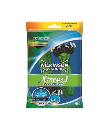 Wilkinson Sword Xtreme Number 3 Duo Disposable Razors for Men 6 Pieces 6 pieces (1 pack)