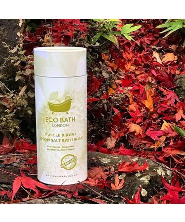 Eco Bath London Muscle and Joint Epsom Salt Bath Soak 1KG Tube with Essential Oils - Magnesium Muscle Soak for Post-Workout Recovery - 1kg - Buy Online on SooperMarket.com