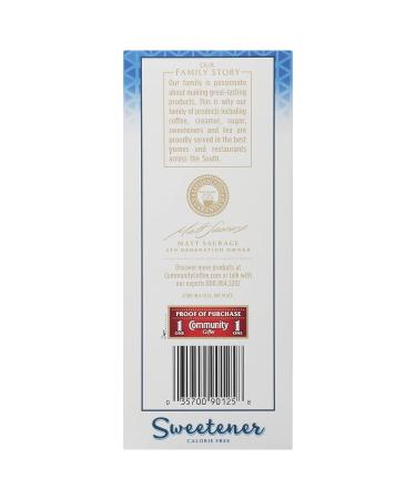 Community Coffee Blue Sweetener Packets - 2400 Count (12 packs of 200) - Blue - Buy Online on SooperMarket.com