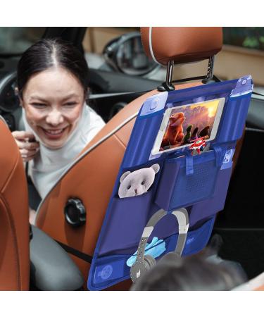 Toniebox Car Organiser with Tablet Holder - Seat Back Cover for Kids' Car Accessories - Blue, 1 Piece - Buy Online on SooperMarket.com