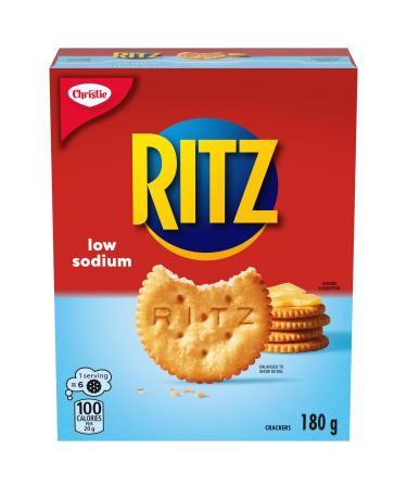 Ritz Low Sodium Crackers Snacking Crackers 180 g 180 g (Pack of 1)