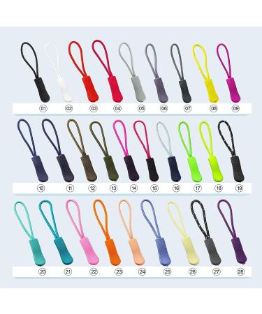 YZSFIRM 10Pcs Black Zipper Pull Cord Extender for Backpacks, Jackets, Luggage, Purses - Replacement Zipper Pulls for Handbags - Buy Online on SooperMarket.com