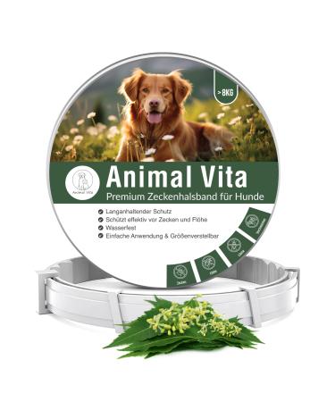 Animal Vita Premium Teck neck band for dogs - reliable protection against ticks waterproof and size adjustable Up to 8 months of tick protection for dogs