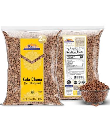 Rani Kala Chana 32oz (2lbs) - All Natural, Gluten Friendly, Non-GMO, Vegan, Kosher | Indian Origin 908g Pack - Buy Online on SooperMarket.com