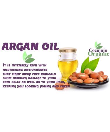 Cocojojo 100% Pure Argan Oil Deodorized Refined Cold Pressed 32 Fl Oz - Top Quality Organic Argan Oil - Buy Online on SooperMarket.com