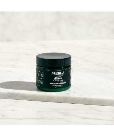 Brickell Men's Smooth Shave Butter - Natural & Organic - 59ml Unscented - Buy Online on SooperMarket.com
