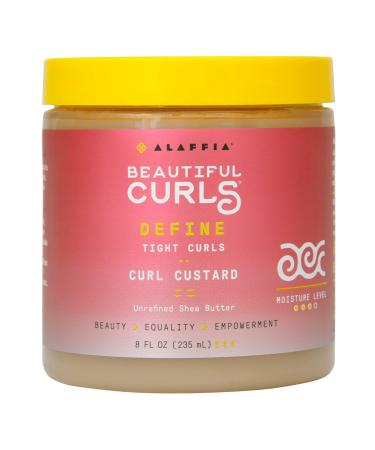 Alaffia Beautiful Curls Curl Control Custard All Curls Unrefined Shea Butter 8 fl oz (235 ml)