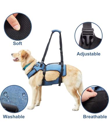 COODEO Adjustable Dog Lifting Harness - Breathable Support & Recreation Loops for XXL Pets - Ideal for Rehabilitation & Disabled Dogs - Buy Online on SooperMarket.com