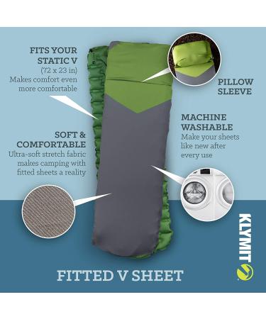 Klymit V Sheet for Static V Sleeping Pad - Regular Size (23x72 In) | New Arrival - Buy Online on SooperMarket.com