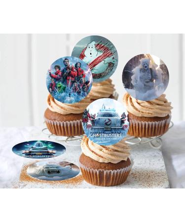 Pre-Cut Ghostbusters 1A Edible Stand up Wafer Paper Cupcake Toppers Cake Decorations Birthday Party (12) - Buy Online on SooperMarket.com