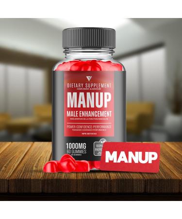 (3 Pack) ManUp Gummies ManUp Advanced Strength and Overall Healthy Lifestyle Support Supplement Gummy ManUp Maximum Performance and Confidence Supplement Formula Reviews (180 Gummies) - Buy Online on SooperMarket.com