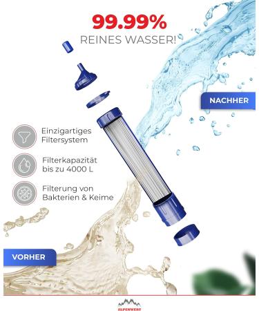 Alpine Value Water Filter - 4000L Outdoor Drinking Water Filter | 99.99% Germ & Bacteria Removal - Buy Online on SooperMarket.com