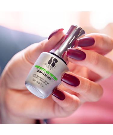 Red Carpet Manicure Fortify & Protect Super Matte Top Coat | Top Coat Essentials | Matte Gel Nail Top Coat Top Coat Gel Nail Polish | 0.30 Fl. Oz. - Buy Online on SooperMarket.com