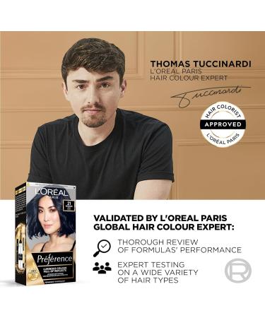L'Oreal Paris Preference Hair Dye 21 Bangkok - Long Lasting Permanent Colour - Buy Online on SooperMarket.com
