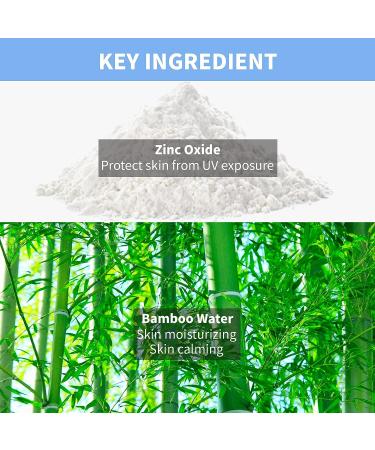 MAKEPREM UVA UVB Defense Me Calming Sun Cream SPF 50+ PA++++ 1.69 Fl Oz - Vegan Reef-Safe Mineral Sunscreen for Dry Sensitive Skin - Buy Online on SooperMarket.com