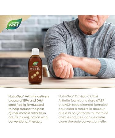 Nature's Way NutraSea Omega-3 - Arthritis - Rheumatoid Arthritis Support 2800mg (1800 mg EPA 1000 mg DHA) Citrus Flavour 200ml Liquid - Buy Online on SooperMarket.com