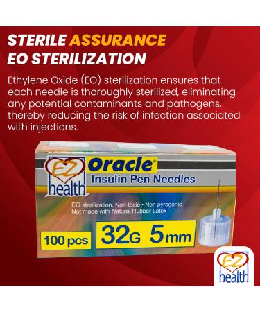 Oracle Insulin Pen Needles 32G 5mm - Buy Online on SooperMarket.com