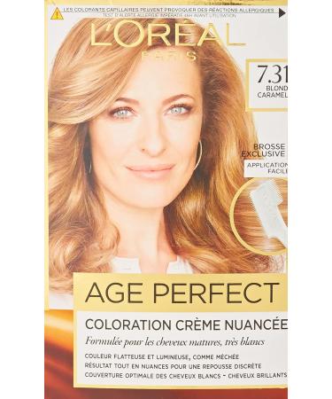 L'Or al Paris - Excellence Age Perfect permanent hair color band & very white color 7 31 caramel blond - Buy Online on SooperMarket.com