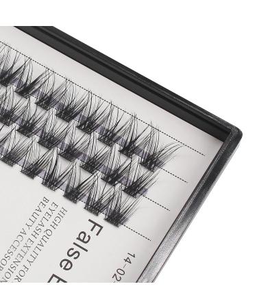 Bodermincer 84 Cluster D Curl Natural Style Eyelashes 12MM - Professional Makeup Fake False Eyelashes - Buy Online on SooperMarket.com