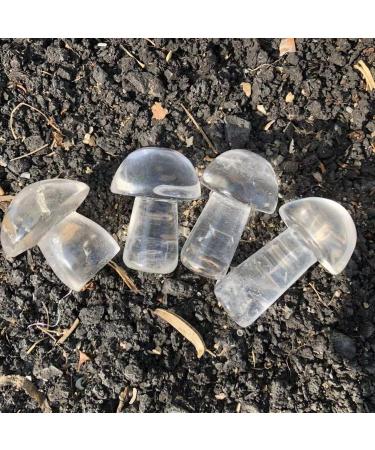 Home Decoration 40-50mm Crystal Mushroom Natural Clear Quartz Mushrooms Lovely Rose Crystal Gemstone Agaric Home Decoration Stones kaixun 1pc - Buy Online on SooperMarket.com