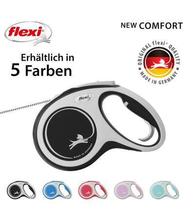 Flexi Comfort Dog Leash - 3-8m 20kg - Roller Leash for Dogs - Black - Buy Online on SooperMarket.com