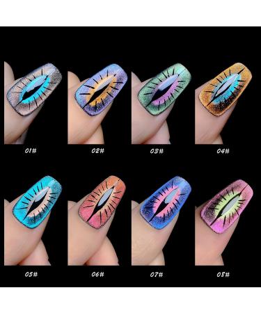 Perfect Your Nail Look With 8ml Gel Create Eye Catching Nails Quickly DIY Art For Women Girls Nail Art Decoration Kit Multi-Color - Buy Online on SooperMarket.com