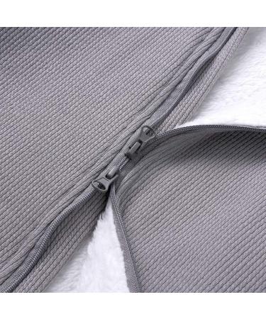 Kids Tales Newborn Baby Winter Warm Rabbit Ear Hooded Romper 12-18 Months - Grey Thick - Buy Online on SooperMarket.com