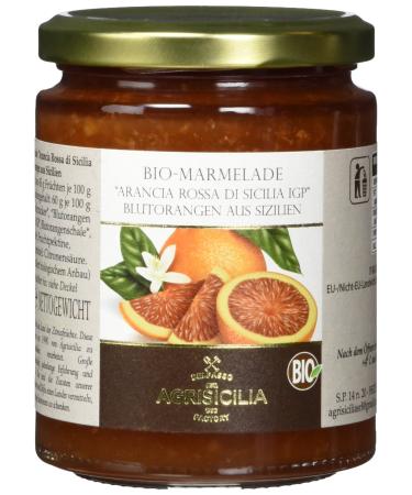 Agrisicilia Sicilian Blood Orange Jam pack of 6 (6 x 360 g)