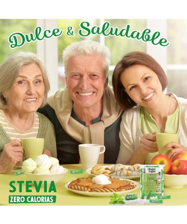 Dulci Light Stevia Sweetener - 100 Calorie-Free Bags | Natural Sugar Substitute for Drinks & Food - Shop Internationally! - Buy Online on SooperMarket.com