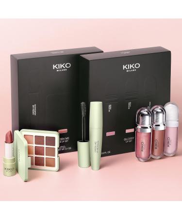 KIKO Milano Green Me Make-Up Set - Eye Palette, Volume-Enhancing Mascara & Matte Lipstick - Buy Online on SooperMarket.com