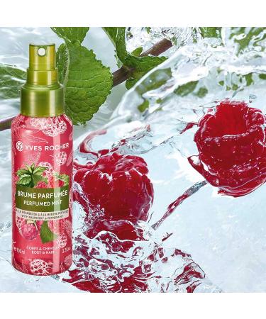 Yves Rocher Raspberry Peppermint Perfumed Body and Hair Spray 100 ml./3.38 fl.oz. - Buy Online on SooperMarket.com