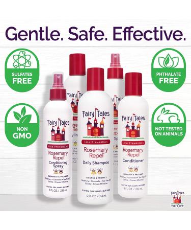 Fairy Tales Rosemary Repel Lice Prevention Trio: Kids Shampoo, Conditioner & Lice Spray - Buy Online on SooperMarket.com