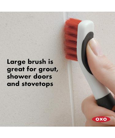 OXO Good Grips Deep Clean Brush Set - Orange & Dr. Beckmann Power-Foaming Toilet Cleaner 300 g - Buy Online on SooperMarket.com